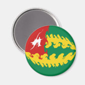Togo Gnarly vlag Magneet (Voorkant / Achterkant)