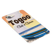 Togo Golf van Guinee reisposter print Magneet (Rechterzijde)