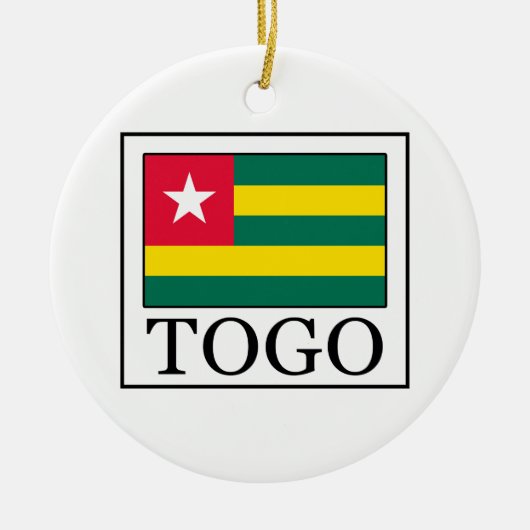 Togo Keramisch Ornament (Voorkant)