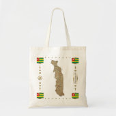 Togo Map + Flags Bag Tote Bag (Voorkant)