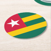 Togo Ronde Kartonnen Onderzetter (Gebogen)