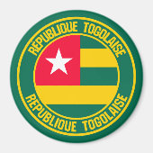 Togo Round Emblem Magneet (Voorkant)