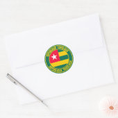 Togo Round Emblem Ronde Sticker (Envelop)