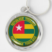 Togo Round Emblem Sleutelhanger (Voorkant)