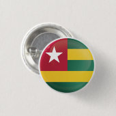 Togo Round Piccon Flag Ronde Button 3,2 Cm (Voorkant /achterkant)