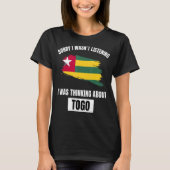 Togo Sorry dat ik niet luisterde naar Togo T-shirt (Voorkant)