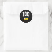 Togo Stijl Ronde Sticker (Tas)