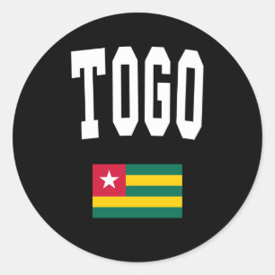 Togo Stijl Ronde Sticker