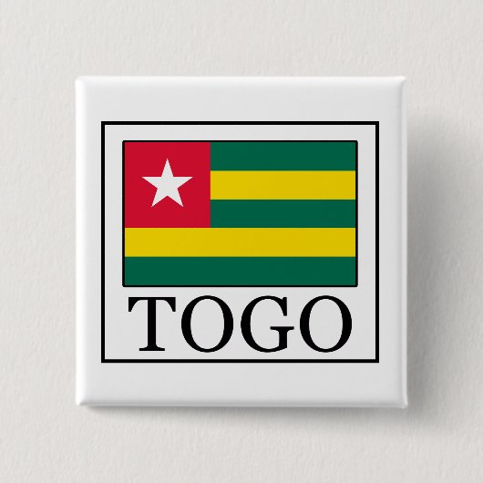 Togo Vierkante Button 5,1 Cm (Voorkant)