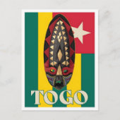Togo Vintage Reizen Briefkaart (Voorkant)