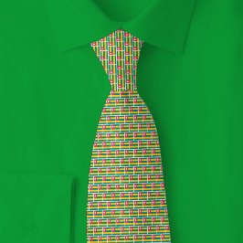 Togo Vlag Baksteenpatroon Stropdas