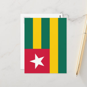 Togo-vlag Briefkaart