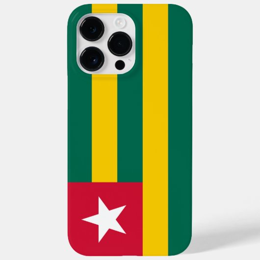 Togo-vlag Case-Mate iPhone Case (Achterkant)