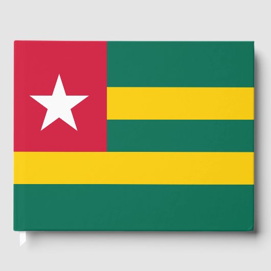 Togo vlag gastenboek (Voorkant)