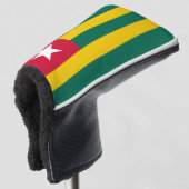 Togo vlag golfheadcover (3/4 voorkant)