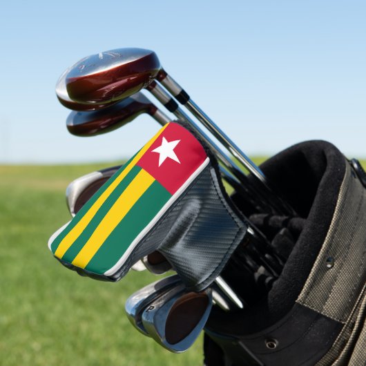 Togo vlag golfheadcover (Insitu)