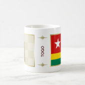 Togo Vlag + Landkaart Mok (Center)