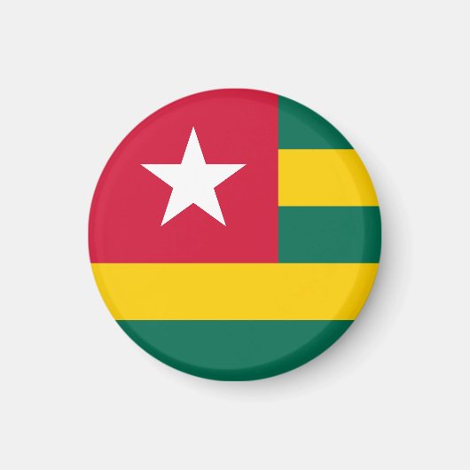 Togo vlag magneet (Voorkant)