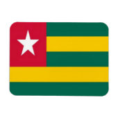 Togo - vlag - magneet (Horizontaal)