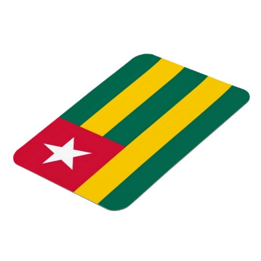 Togo - vlag - magneet (Linkerzijde)
