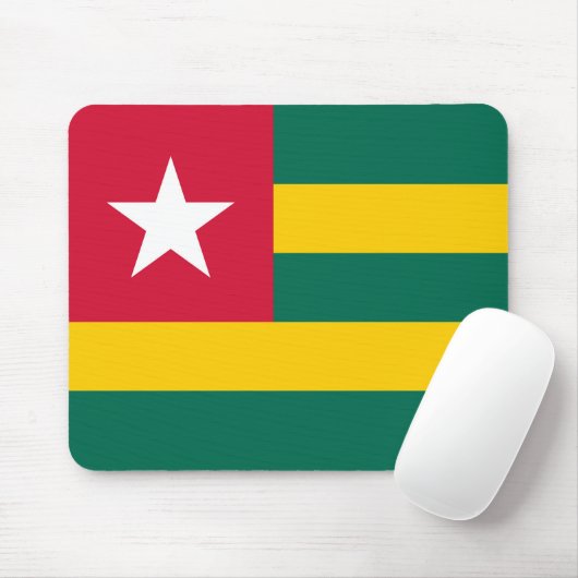 Togo vlag muismat (Met muis)