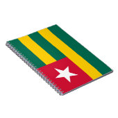 Togo-vlag Notitieboek (Rechterzijde)