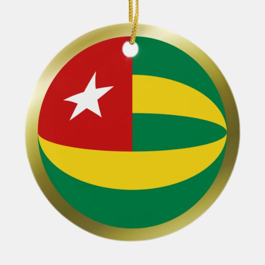 Togo Vlag Ornament (Voorkant)