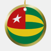 Togo Vlag Ornament (Achterkant)