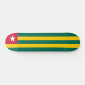 Togo vlag persoonlijk skateboard (Horizontaal)