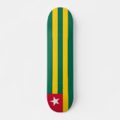 Togo vlag persoonlijk skateboard (Voorkant)