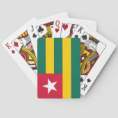 Togo vlag pokerkaarten (Achterkant)