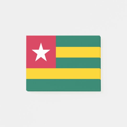 Togo-vlag Post-it® Notes (Voorkant)
