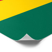 Togo-vlag Poster (Hoek)
