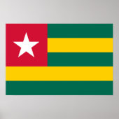 Togo-vlag Poster (Voorkant)