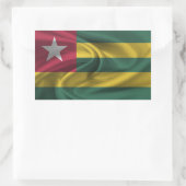 Togo Vlag Rechthoekige Sticker (Tas)