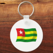 Togo Vlag Sleutelhanger (Voorkant)