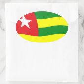 Togo Vlag Sticker (Tas)