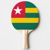 Togo-vlag Tafeltennisbatje (Voorkant)