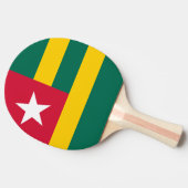 Togo-vlag Tafeltennisbatje (Zijkant)