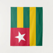 Togo vlag wandkleed (Voorkant)