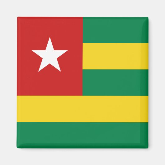 Togo Vlagmagneet Magneet (Voorkant)