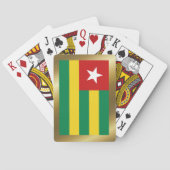 Togo-vlagspelkaarten Speelkaarten (Achterkant)