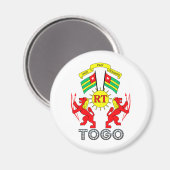 Togo wapenstilstand magneet (Voorkant / Achterkant)