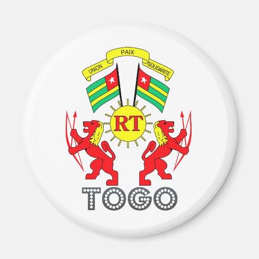 Togo wapenstilstand magneet (Voorkant)