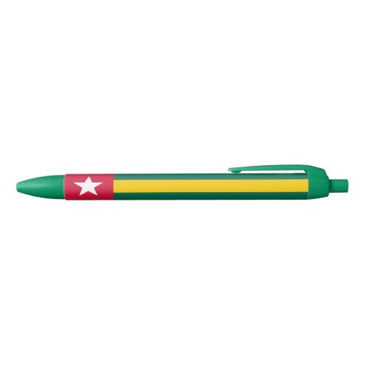 Togo Zwarte Inkt Pen (Bovenkant)
