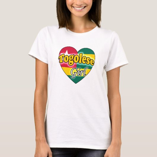 Togolese Girl T-shirt (Voorkant)