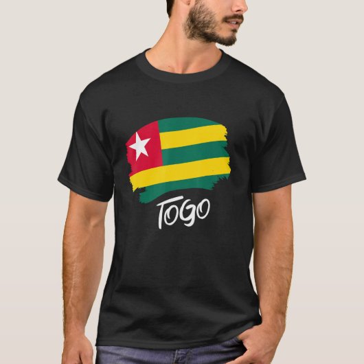 Togolese vlag Togo T-shirt (Voorkant)