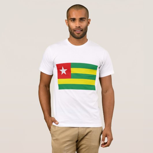 Togo's vlag t-shirt (Voorkant volledig)