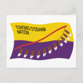 Tohono O'odham Nation Flag Briefkaart (Voorkant)