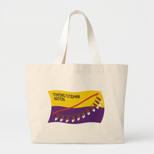 Tohono O'odham Nation Flag Canvas tas (Voorkant)
